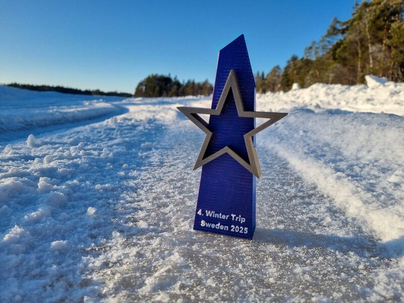 Trofeum Winter Trip Sweden na lodzie